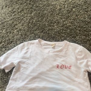 LOVE crop top
